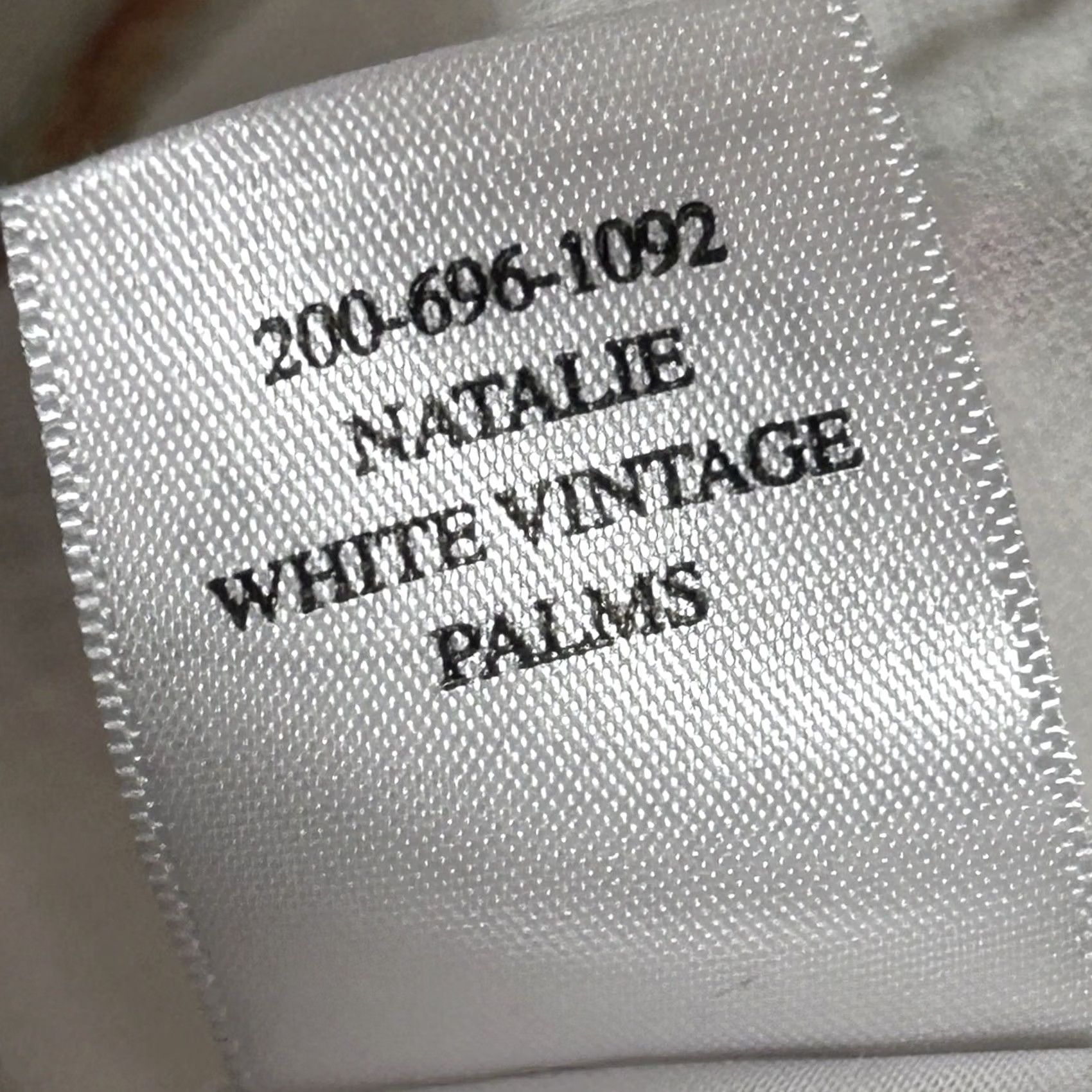 Rails VINTAGE Rails Nathalie White Palms Button Up Linen Blend Shirt Womens M White Palm Trees Long Sleeve Buttons Casual Breathable Easy Care Size M / US 6-8 / IT 42-44 - 7 Thumbnail
