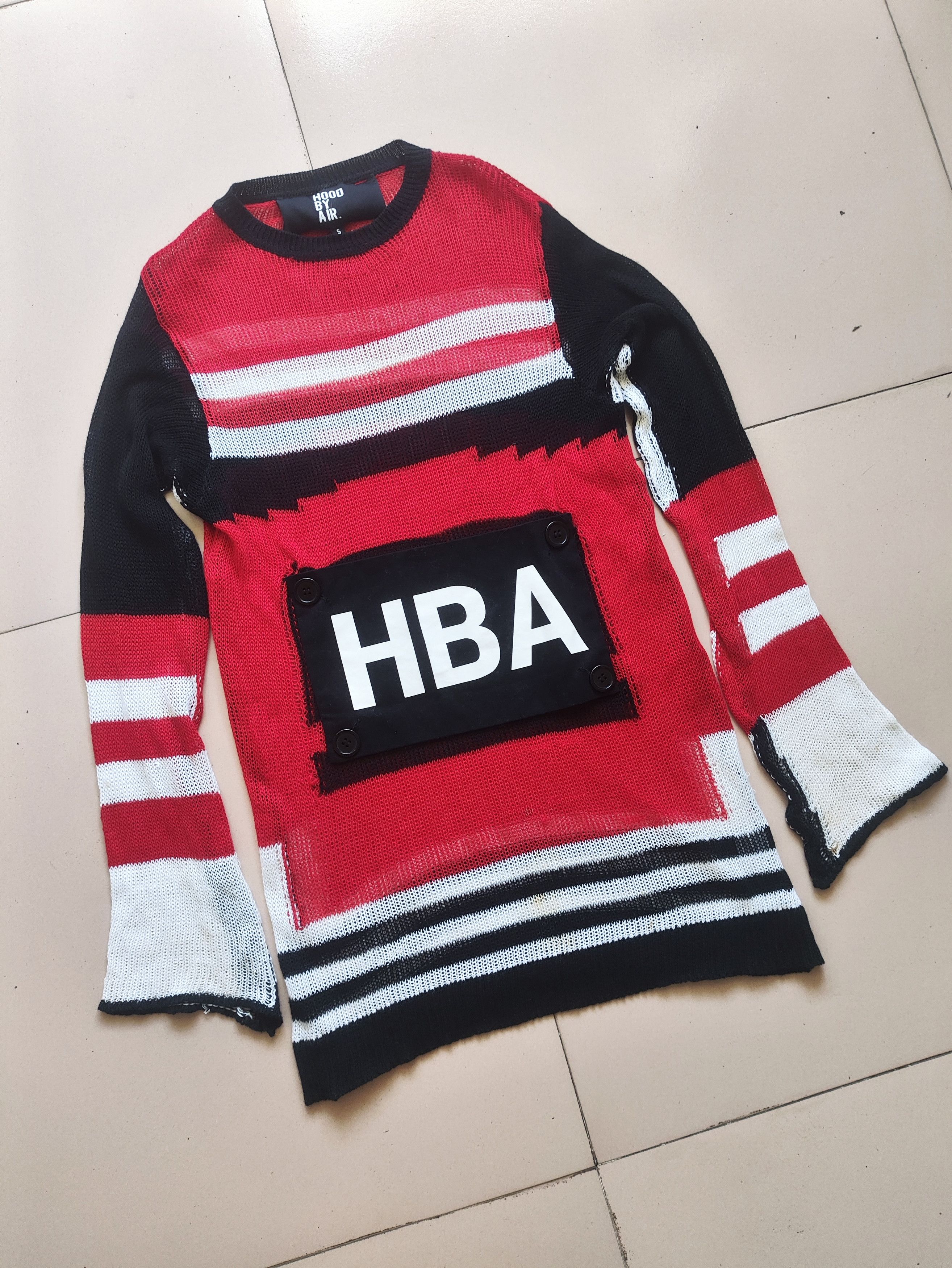 Hood By Air HBA FW15 Runway Red knit sweater Size US S / EU 44-46 / 1 - 2 Thumbnail