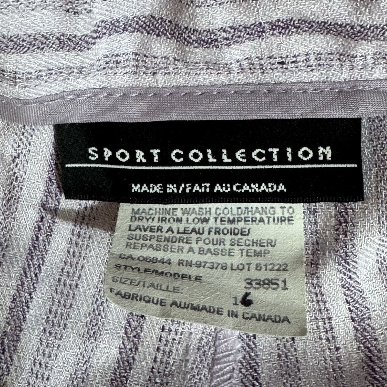 Other Vintage 90s Y2K Pants Womens 16 Pinstripe Wide Leg Preppy Size 38" / US 16 / IT 52 - 7 Thumbnail