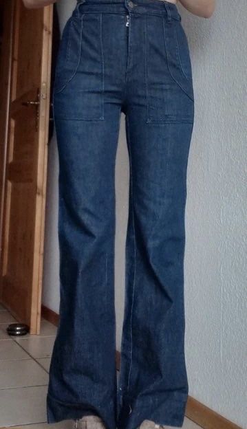 Prada PRADA Flared High waisted JEANS Size 24" / US 00 / IT 34 - 5 Thumbnail