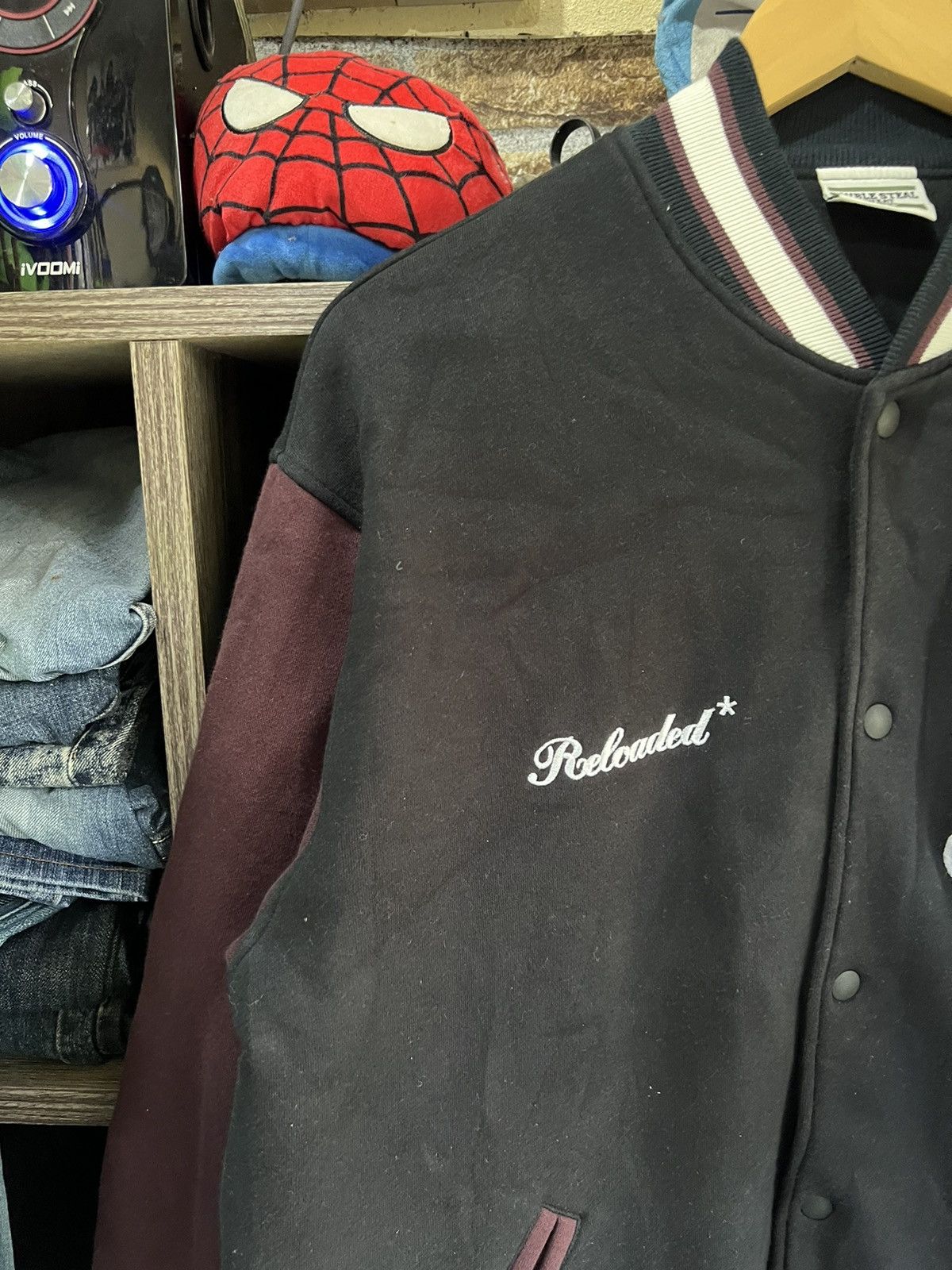 Japanese Brand 🔥Double Steal Cotton Varsity Jacket Size US L / EU 52-54 / 3 - 5 Thumbnail