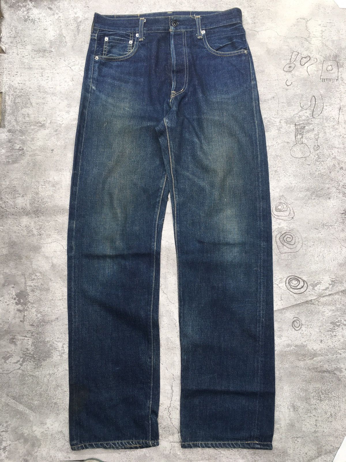 image of Neighborhood Selvedge Denim Pant in Blue, Men's (Size 31)