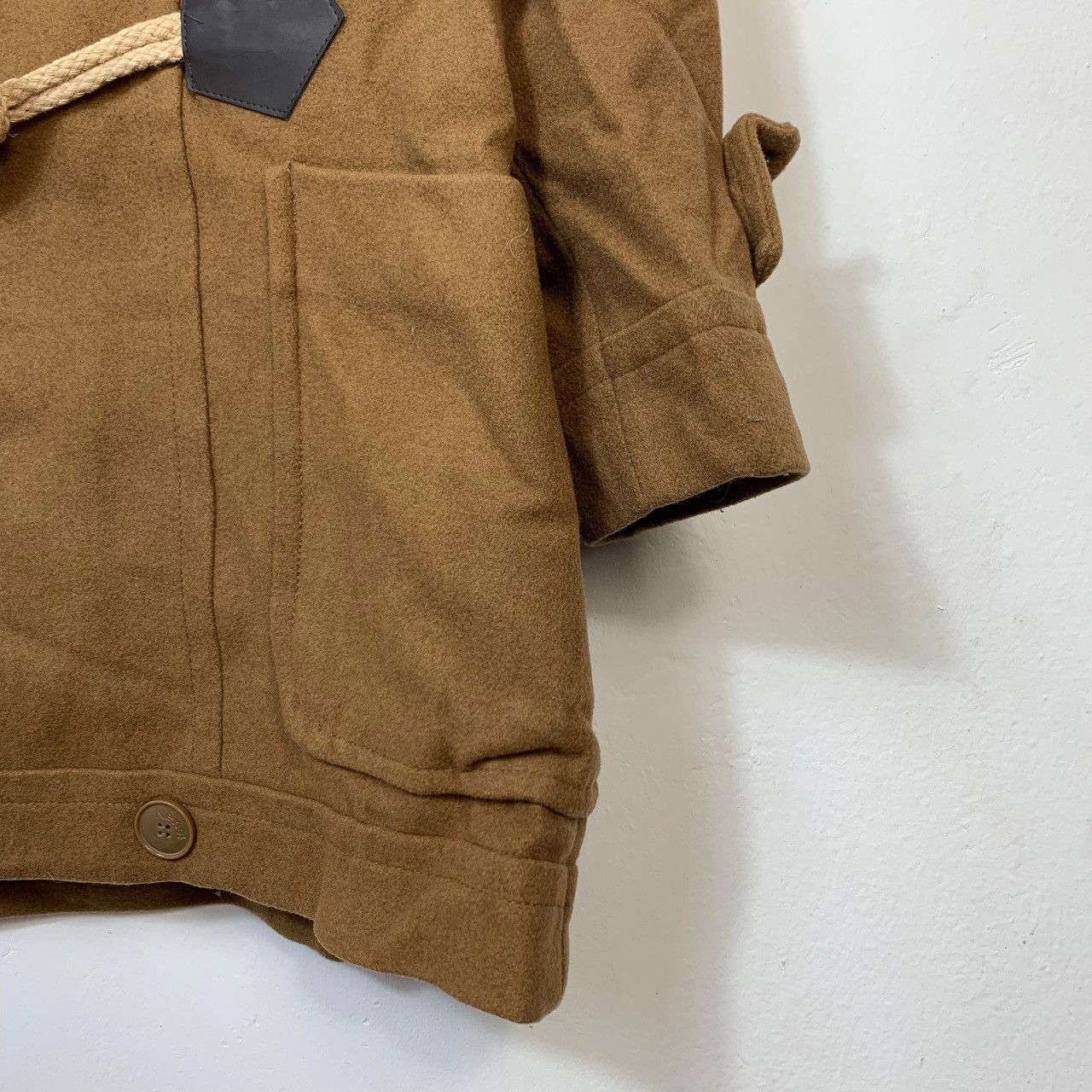 Ne-Net ARCHIVE Issey Miyake Ne-Net Japanese Wood Toggle Duffle Coat Size US L / EU 52-54 / 3 - 8 Thumbnail