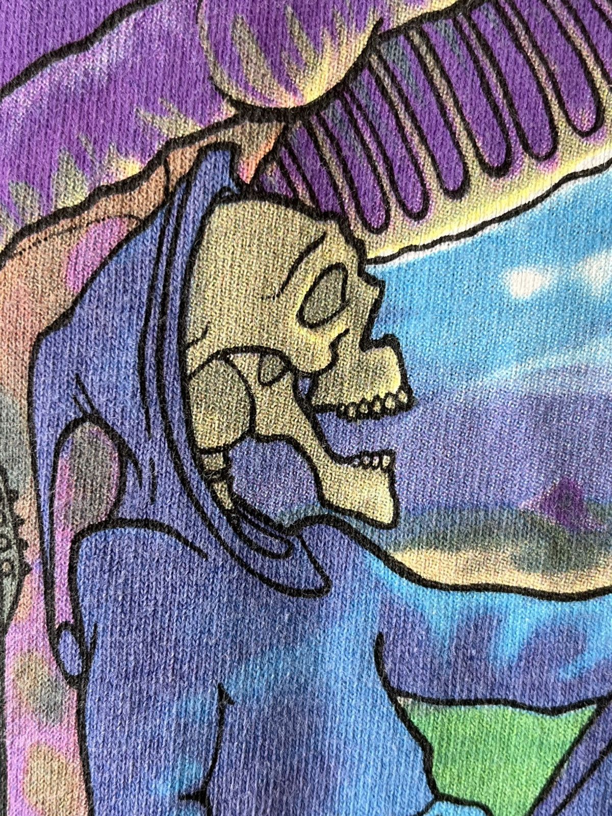 Vintage Liquid Blue Mushroom Haven Tie-dye 2000’s Size US XL / EU 56 / 4 - 6 Thumbnail