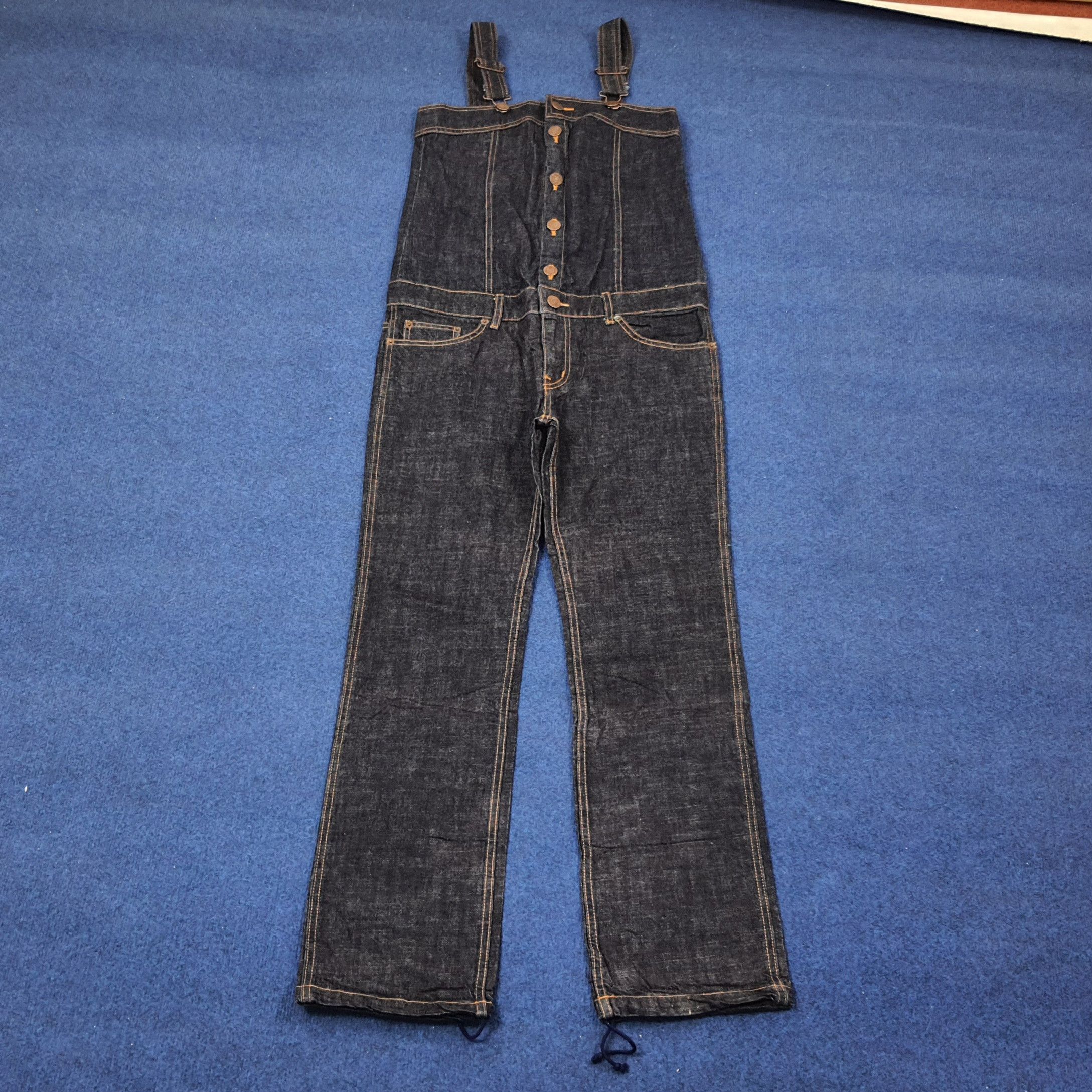 Japanese Brand Vintage X-Girl Streetwear Japan Brand Jumpsuit C235N13 Size 35" - 1 Thumbnail
