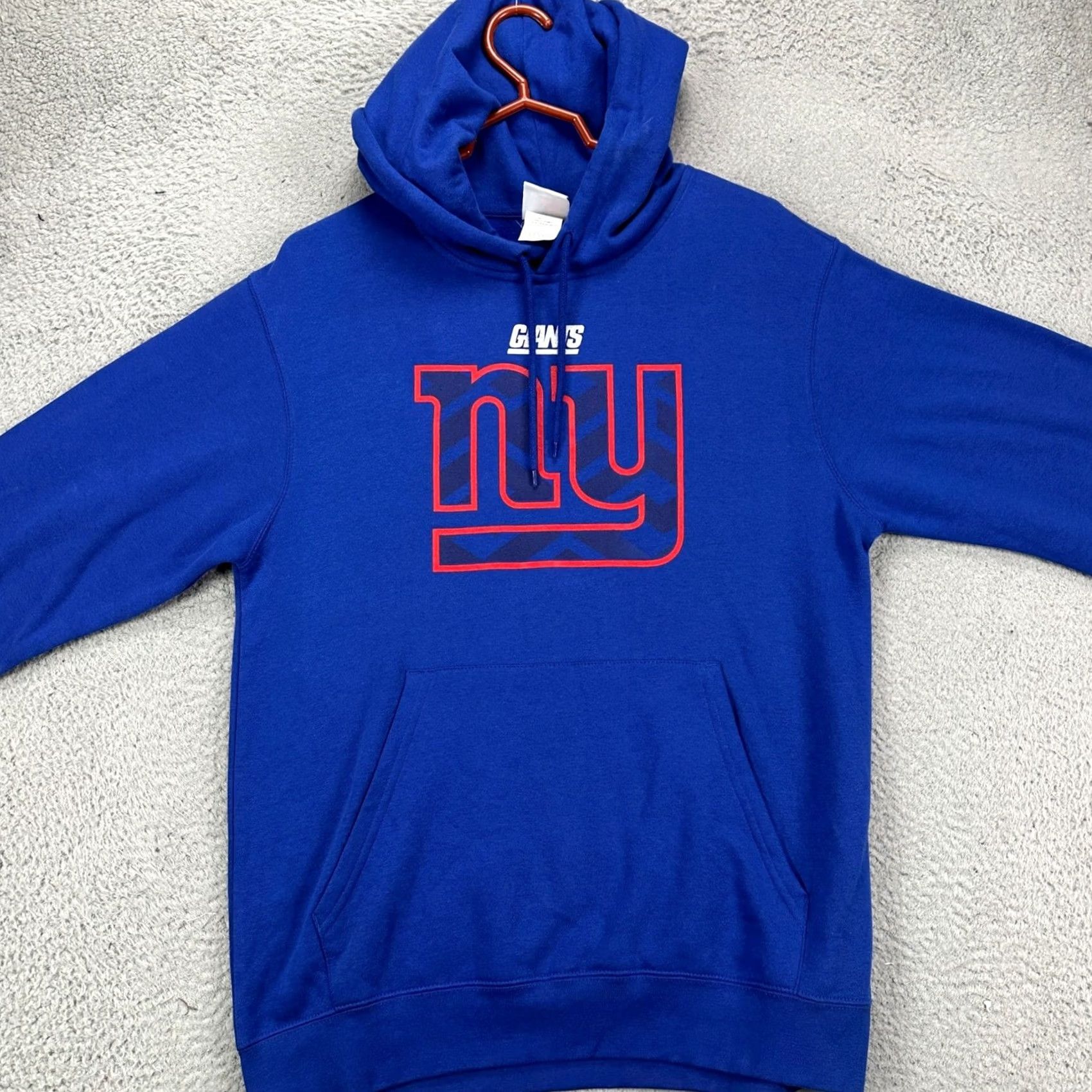 Vintage New York Giants Sweatshirt Hoodie Mens Medium Blue Drawstring Football Majestic Size US M / EU 48-50 / 2 - 3 Thumbnail