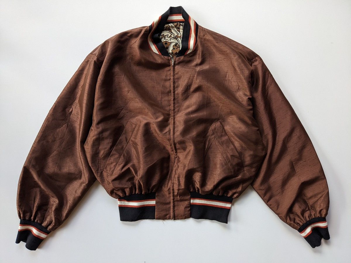 Jean Paul Gaultier AW/SS92 Jean Paul Gaultier rayon reversible bombers jacket Size US XL / EU 56 / 4 - 2 Thumbnail
