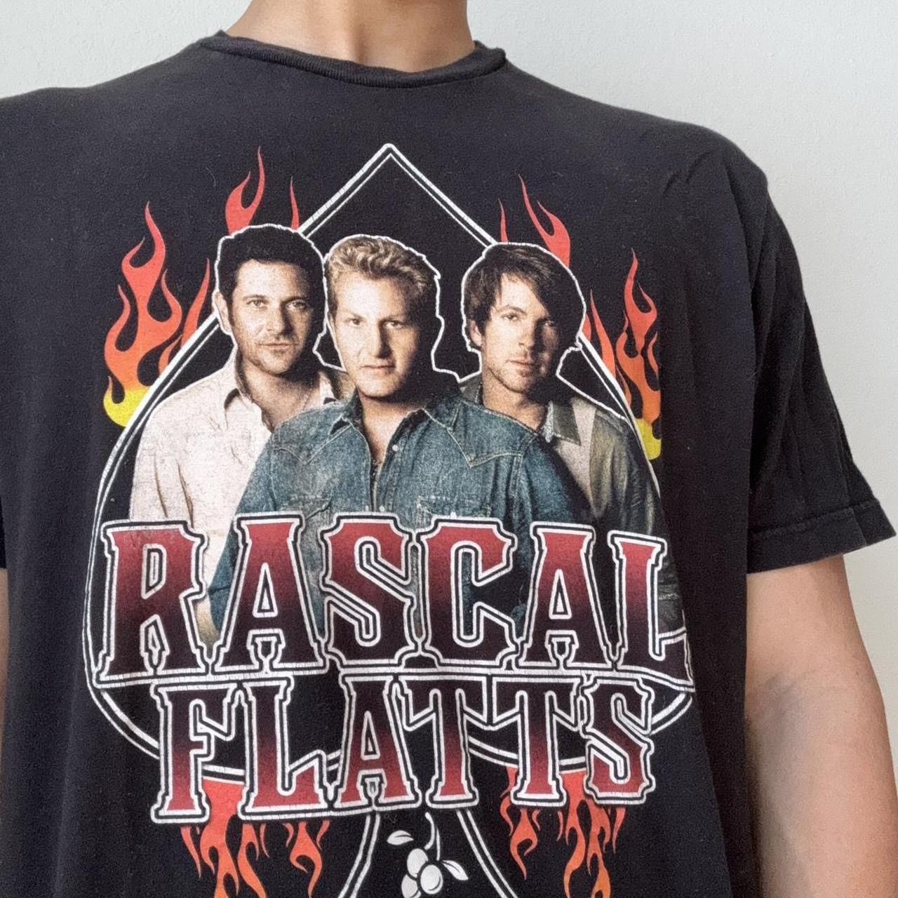 Band Tees × Vintage Rascal Flatts Las Vegas Tour Graphics Black Tee Shirt Size US L / EU 52-54 / 3 - 1 Thumbnail
