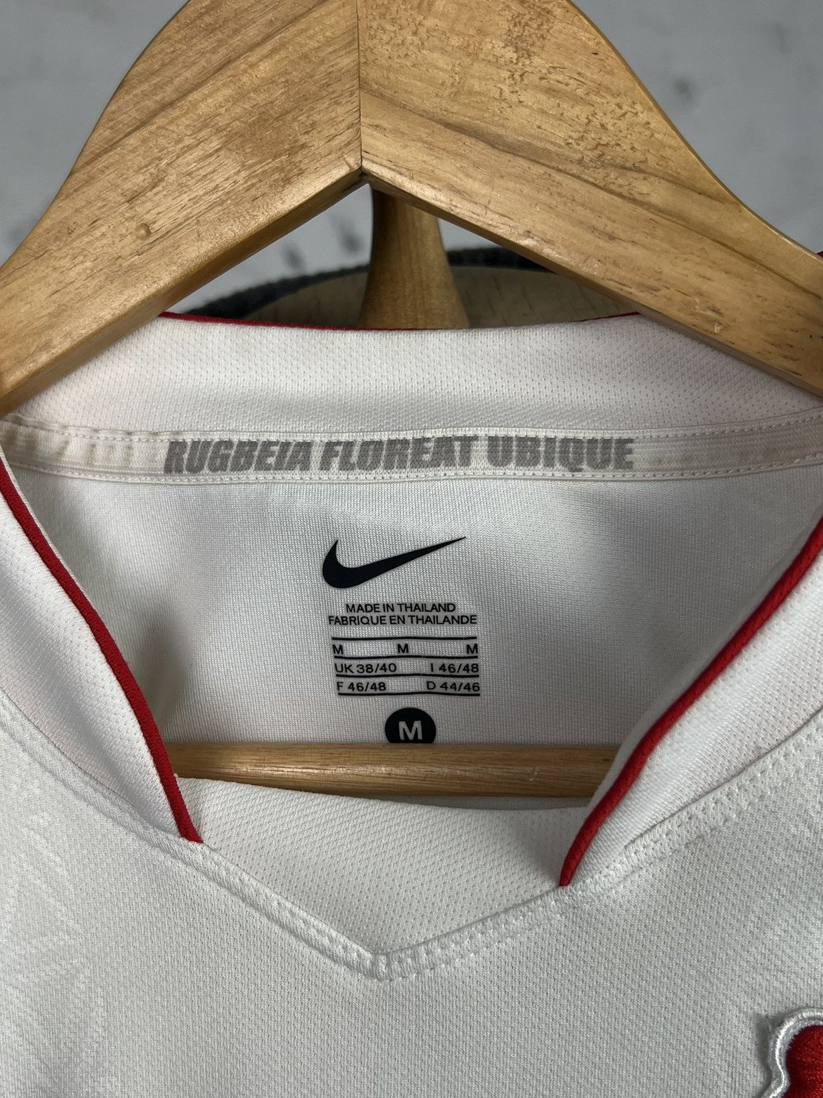 Nike Nike England Rugby Jersey Shirt Size M Size US M / EU 48-50 / 2 - 4 Thumbnail