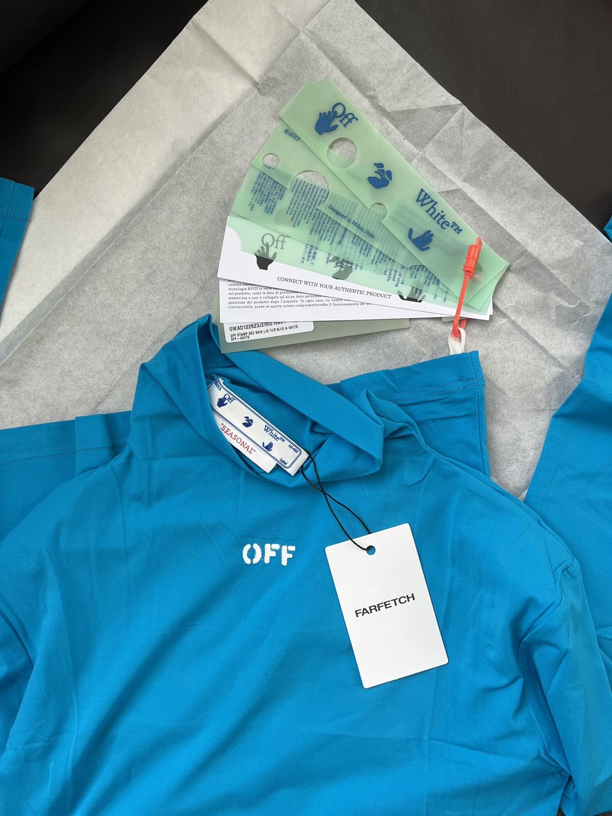 Off-White Off-White Logo Print Long Sleeve Top Size S / US 4 / IT 40 - 2 Thumbnail