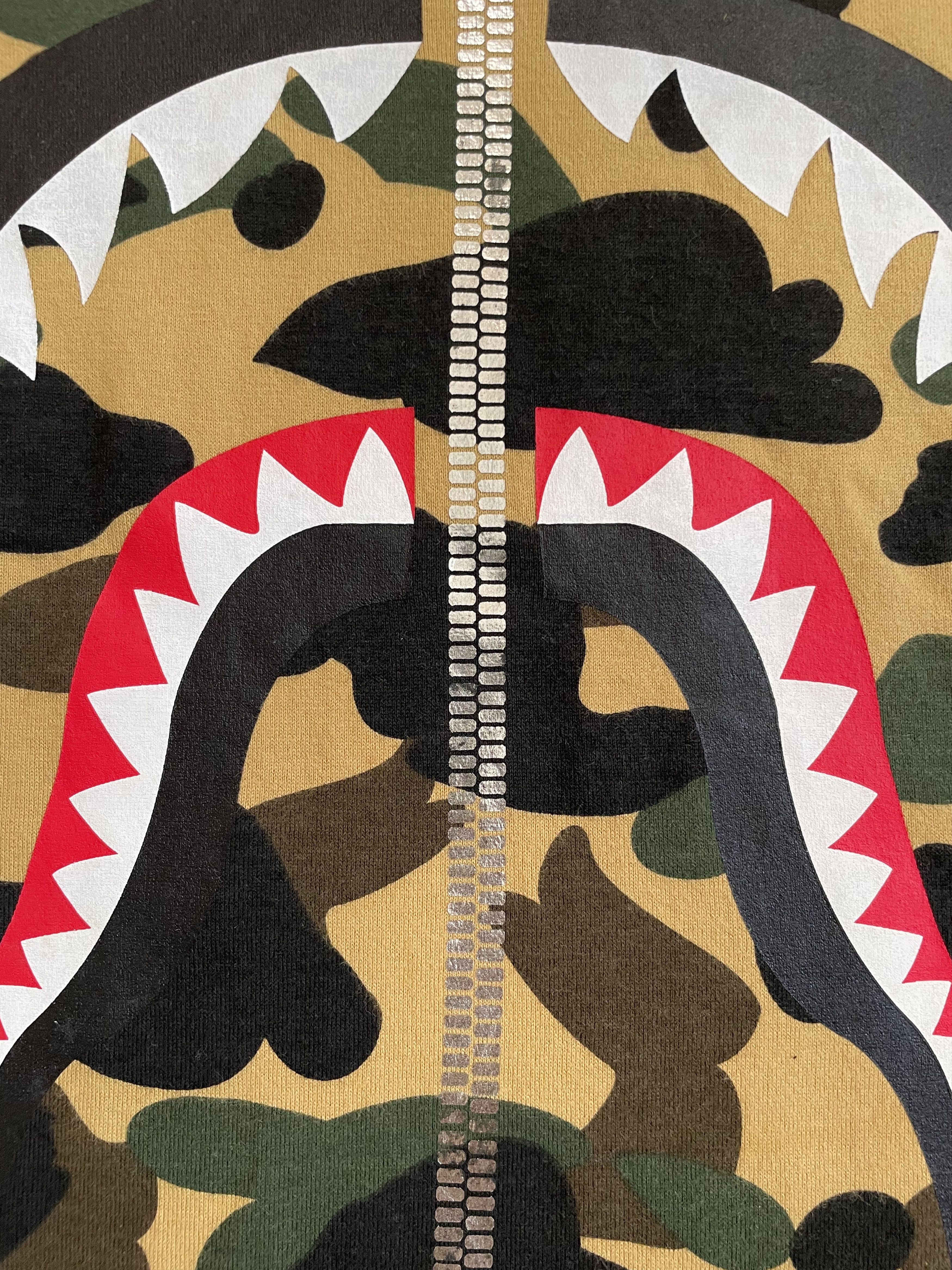 Bape Bape Shark 1st Camo Tee Size US XXL / EU 58 / 5 - 3 Thumbnail