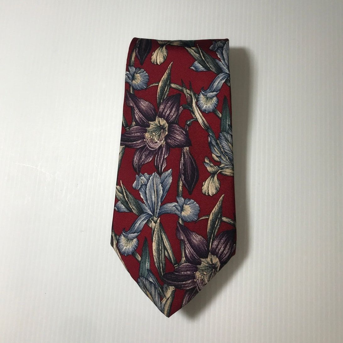 Other Charing Cross by Schreter Multicolor Floral Necktie Size ONE SIZE - 1 Thumbnail