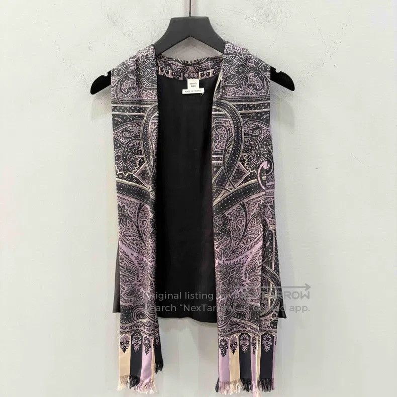 Hermes Hermes Silk Fringe Vest Size XS / US 0-2 / IT 36-38 - 1 Thumbnail