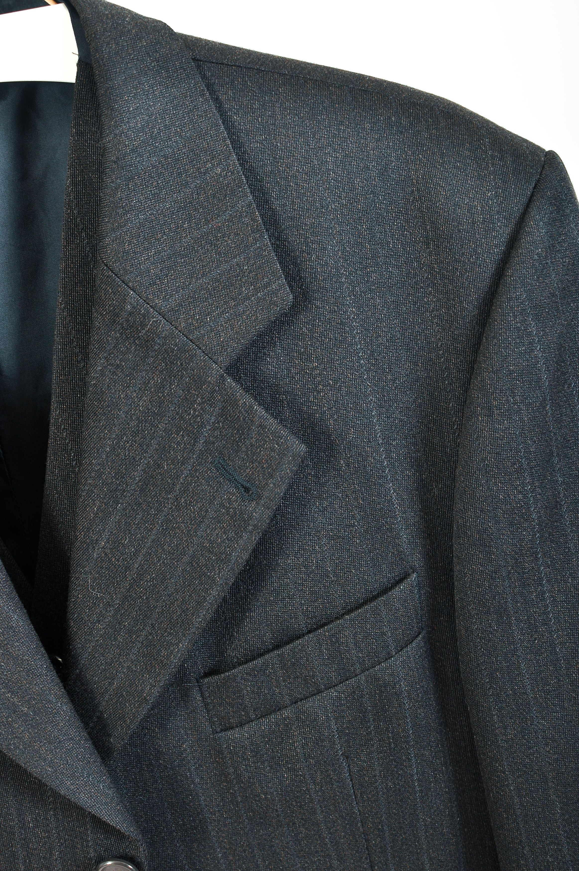 Other Vintage 90s dark grey suit Size 44S - 4 Thumbnail