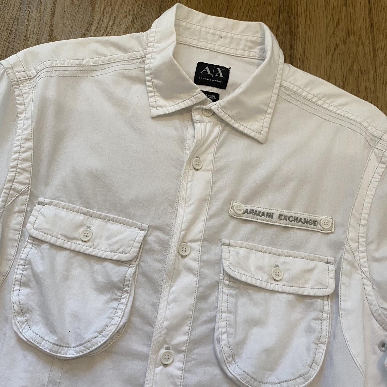 Armani Exchange Armani Exchange white cotton shirt Size US S / EU 44-46 / 1 - 3 Thumbnail