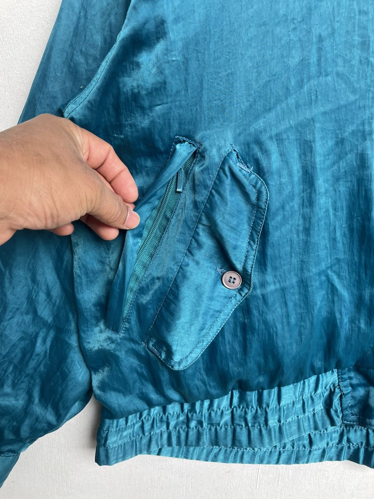 DAIWA × Vintage Vintage Daiwa Satin Style Windbreaker Jacket Size US XL / EU 56 / 4 - 7 Thumbnail
