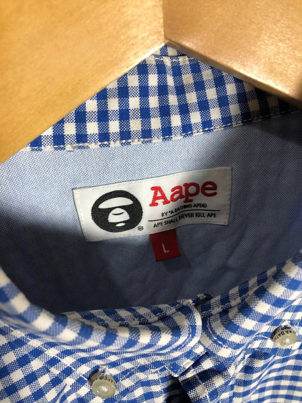 Aape BAPE BY A BATHING APE GREAT BRITAIN DESIGNER SHIRT CASUAL Size US L / EU 52-54 / 3 - 3 Thumbnail