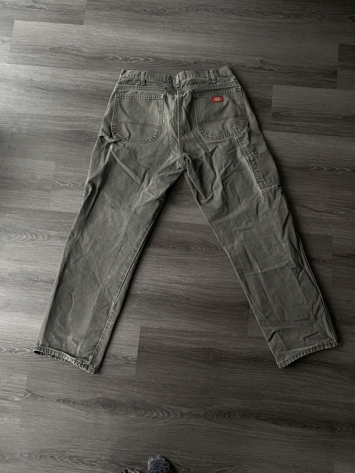 Dickies × Vintage Faded Green Dickies Work Pants Size US 33 - 1 Thumbnail