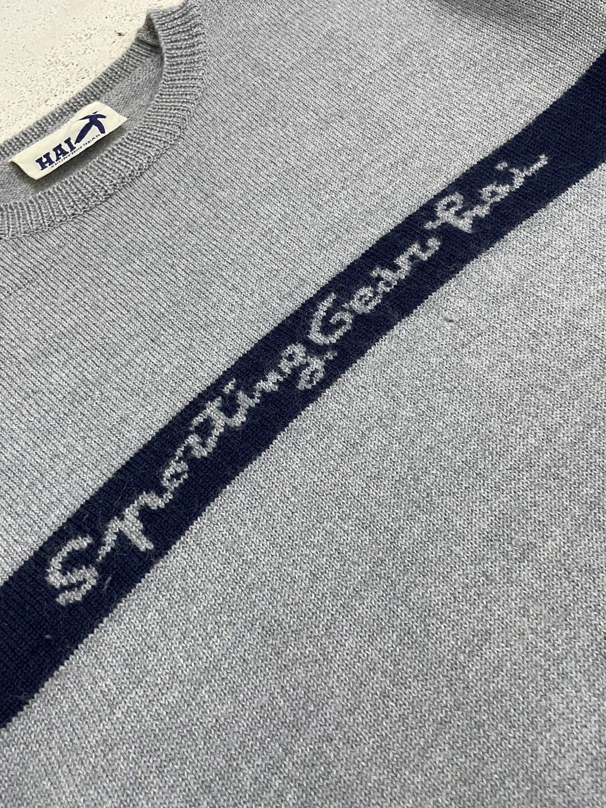 Final Home Sporting Gear Hai Spellout Archive by Issey Miyake Knitwear Size US M / EU 48-50 / 2 - 8 Thumbnail