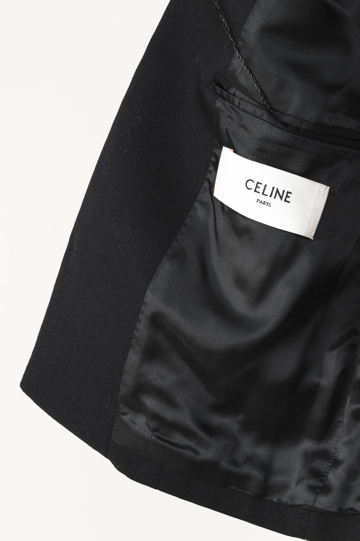 Celine Celine Black Cropped Wool Blazer Jacket Size M / US 6-8 / IT 42-44 - 7 Thumbnail