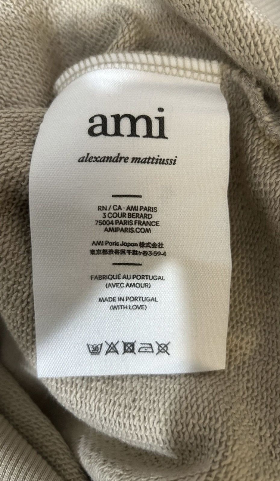 AMI Ami Paris Ami de Coeur Half-Zip Boxy Fit Sweatshirt Small Size US S / EU 44-46 / 1 - 12 Thumbnail