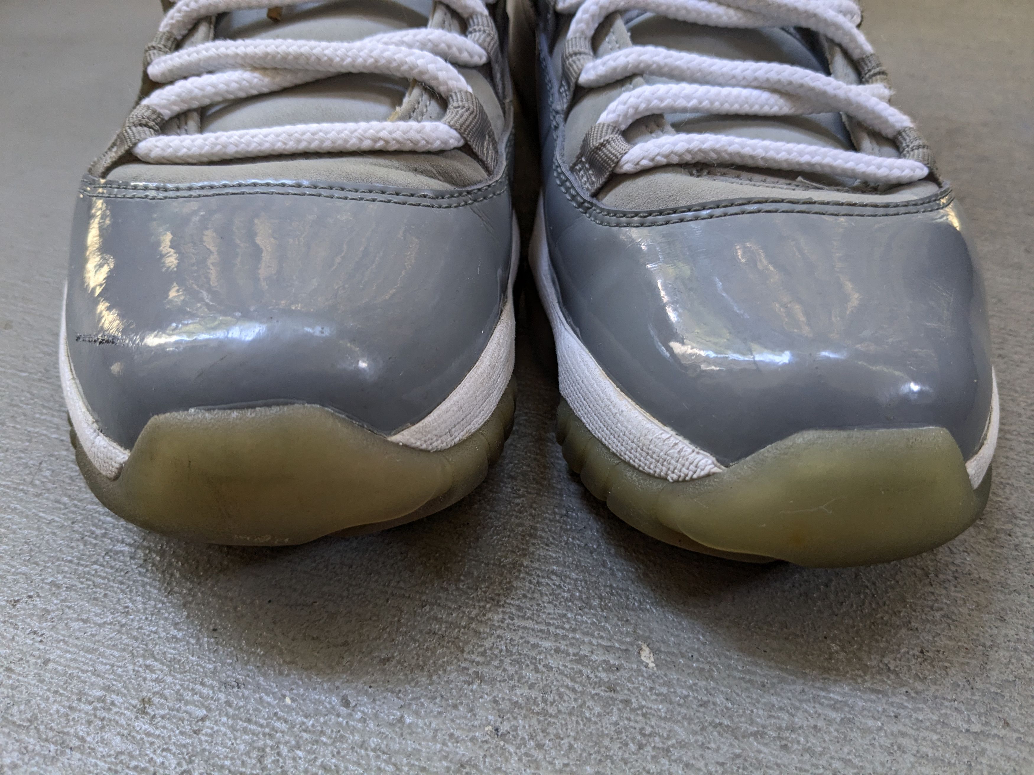 Jordan Brand Nike Air Jordan 11 Retro Cool Gray 2010 Men 7.5 378037-001 Size US 7.5 / EU 40-41 - 2 Thumbnail
