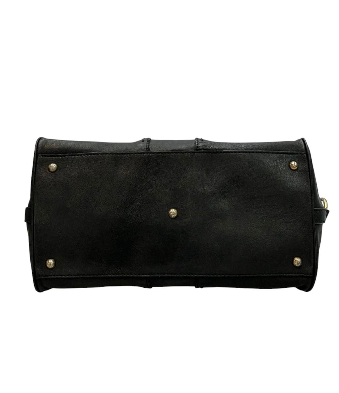 Saint Laurent Paris Saint Laurent - Black Leather Handbag Size ONE SIZE - 4 Thumbnail