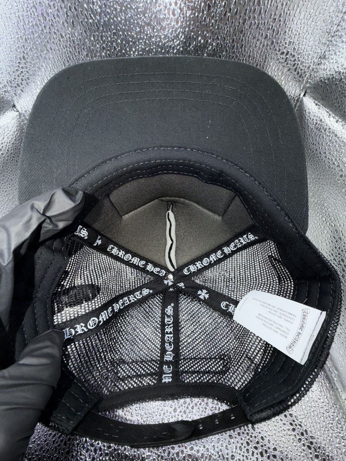 Chrome Hearts Chrome Hearts X Yungblood ‘Aerosmith’ Trucker Hat Size ONE SIZE - 6 Thumbnail