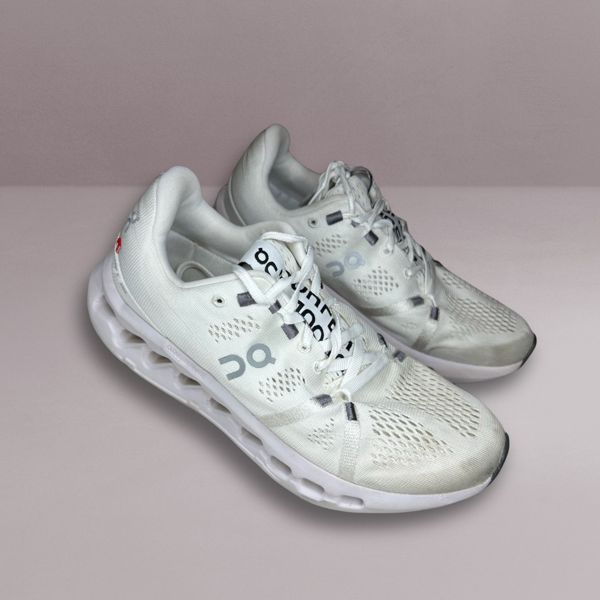 On On Cloudsurfer Womens Running Shoes Size 7.5 White Lightweig Size US 7.5 / IT 37.5 - 3 Thumbnail
