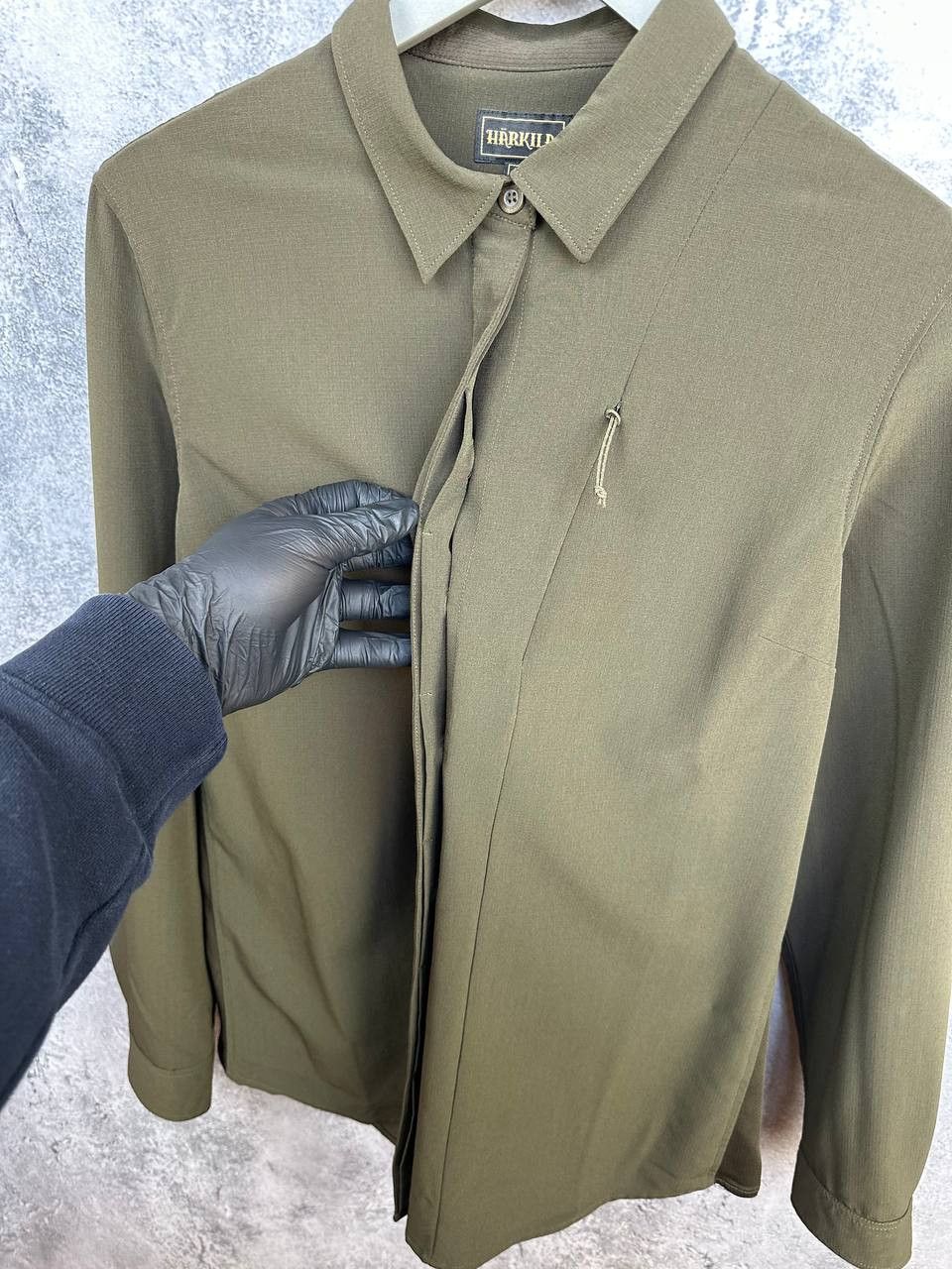 Other Harkila Herlet Tech Button Up Shirt Technical Ripstop Fabric Size L / US 10 / IT 46 - 10 Thumbnail