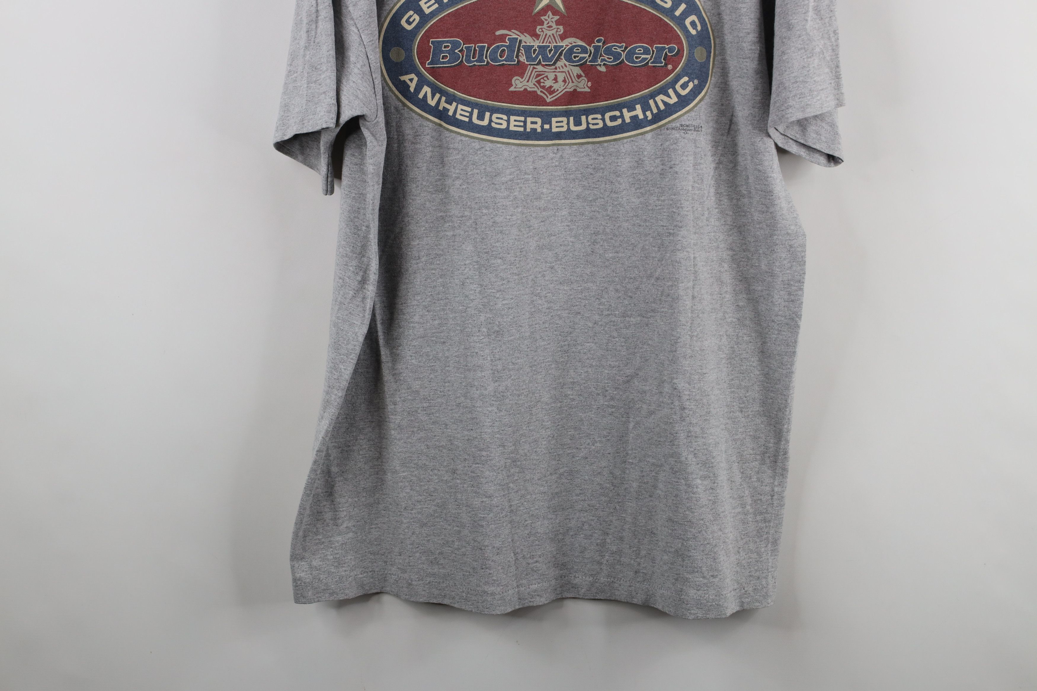Vintage Vintage 90s Anheuser Busch Budweiser Spell Beer T-Shirt USA Size US L / EU 52-54 / 3 - 12 Thumbnail