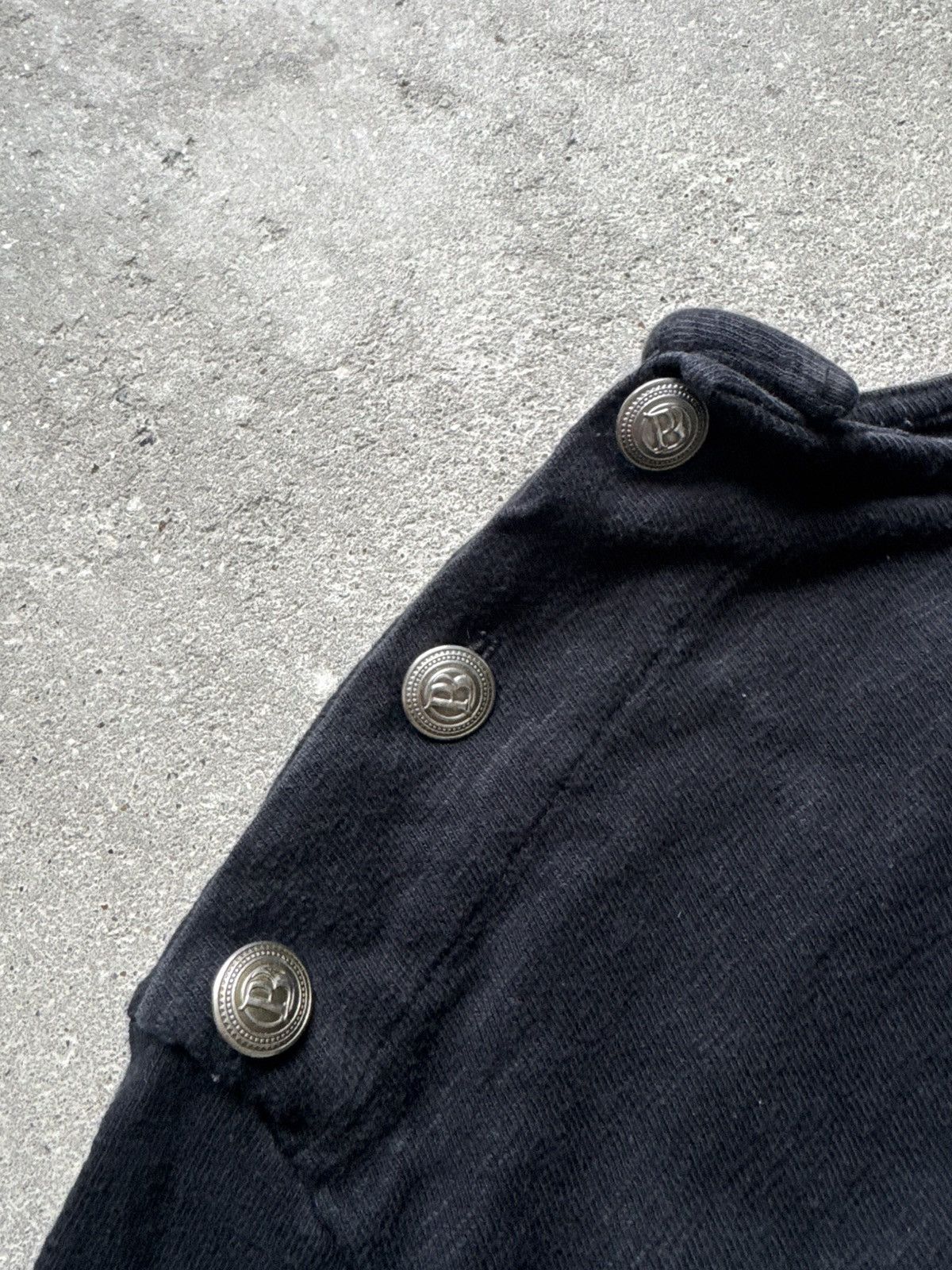Pierre Balmain Balmain Distressed T-Shirt Archival Size US M / EU 48-50 / 2 - 7 Thumbnail