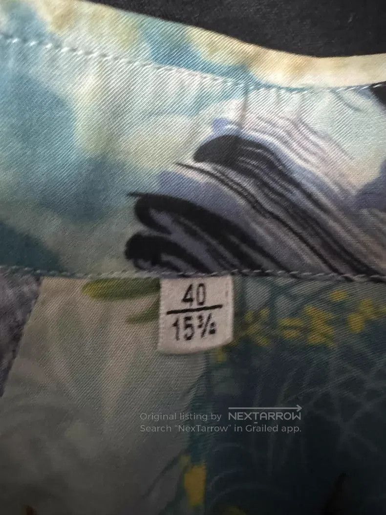 Saint Laurent Paris Saint Laurent Paris Palm Tree Wave Pattern Shirt i Size US XXS / EU 40 - 6 Thumbnail