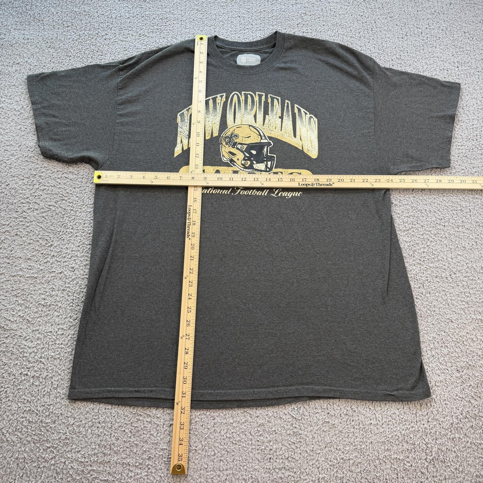 NFL New Orleans Saints NFL Team Apparel T Shirt Football Men XXL Size US XXL / EU 58 / 5 - 3 Thumbnail