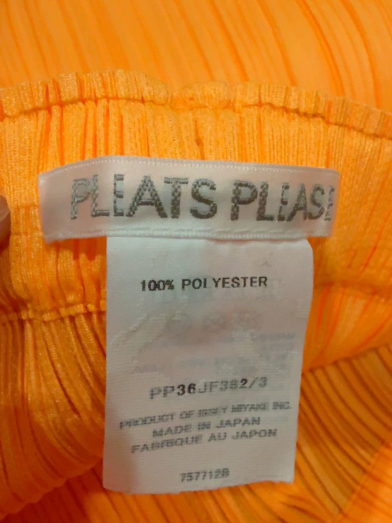 Issey Miyake Issey Miyake size:3 Orange pleated pants Size 31" - 3 Thumbnail