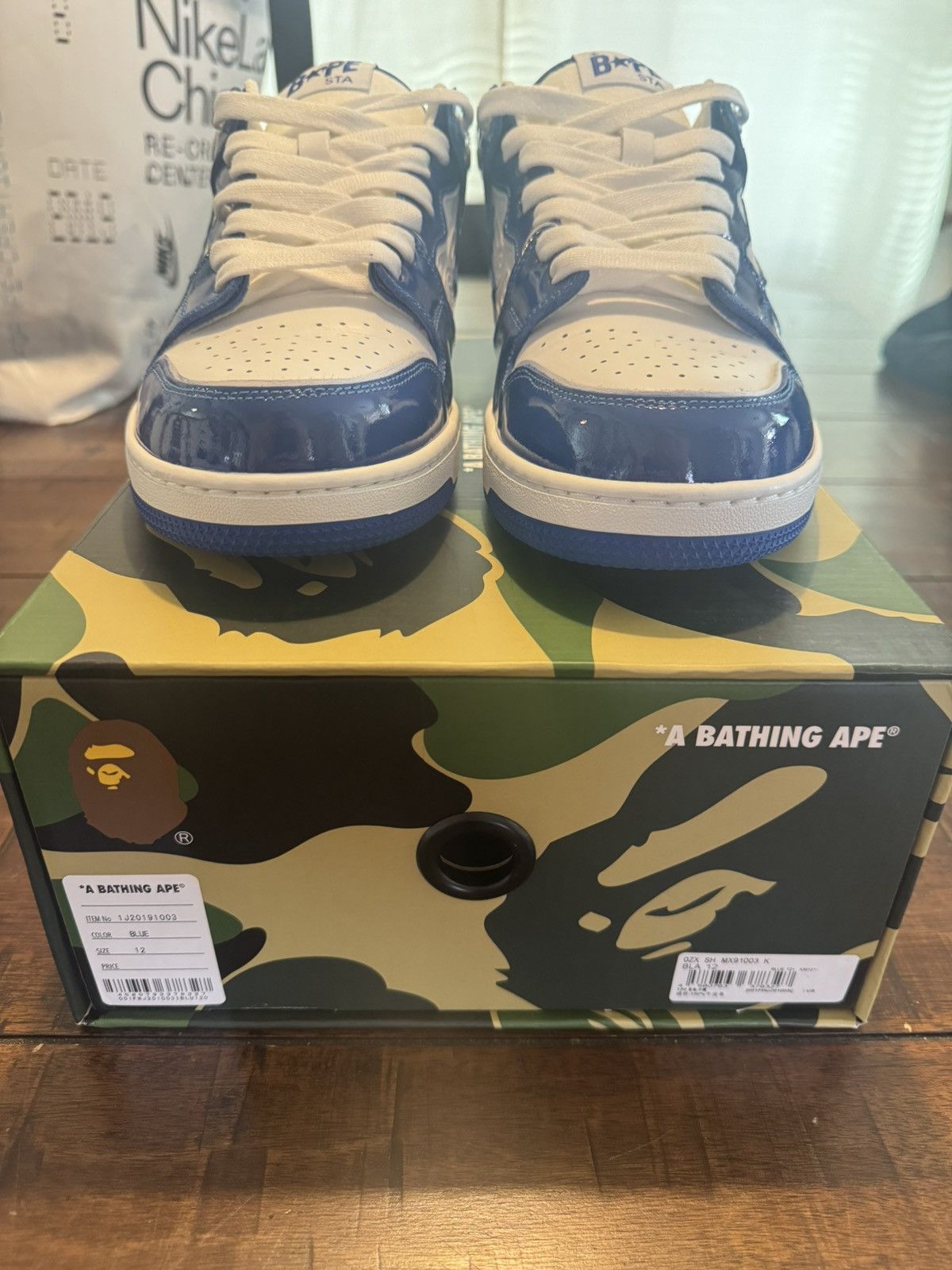 Bape BAPE Sk8 Sta #5 Luxury Sport Monogram Royal Blue Size 12 Size US 12 / EU 45 - 2 Thumbnail