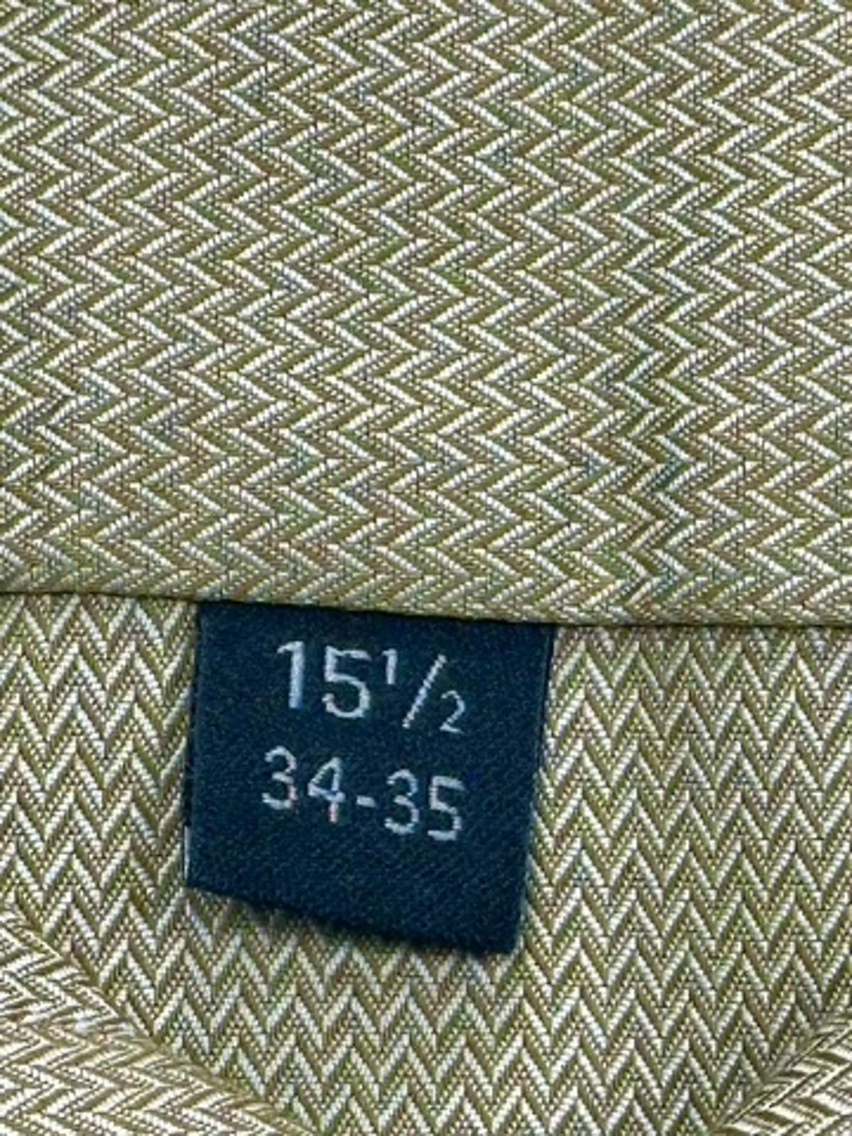 J Ferrar J. Ferrar Cotton/Polyester Button Down Brown 15.5/34-35 Size 42R - 6 Thumbnail
