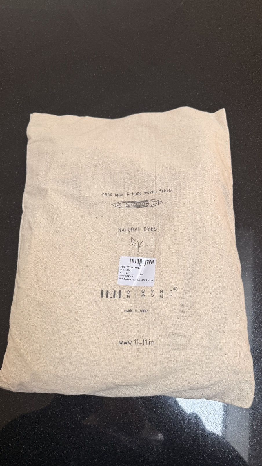 11.11 / eleven eleven Ecru Drawstring Denim Trousers Size US 34 / EU 50 - 12 Thumbnail
