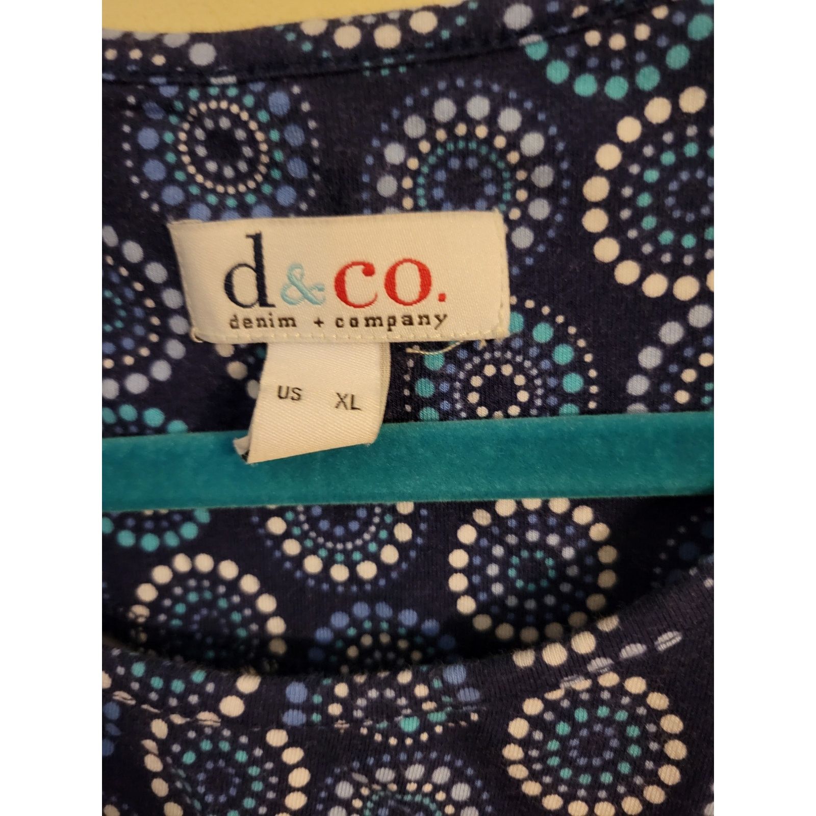 Denim & Co. Denim & Co Blue Top XL Size XL / US 12-14 / IT 48-50 - 2 Thumbnail
