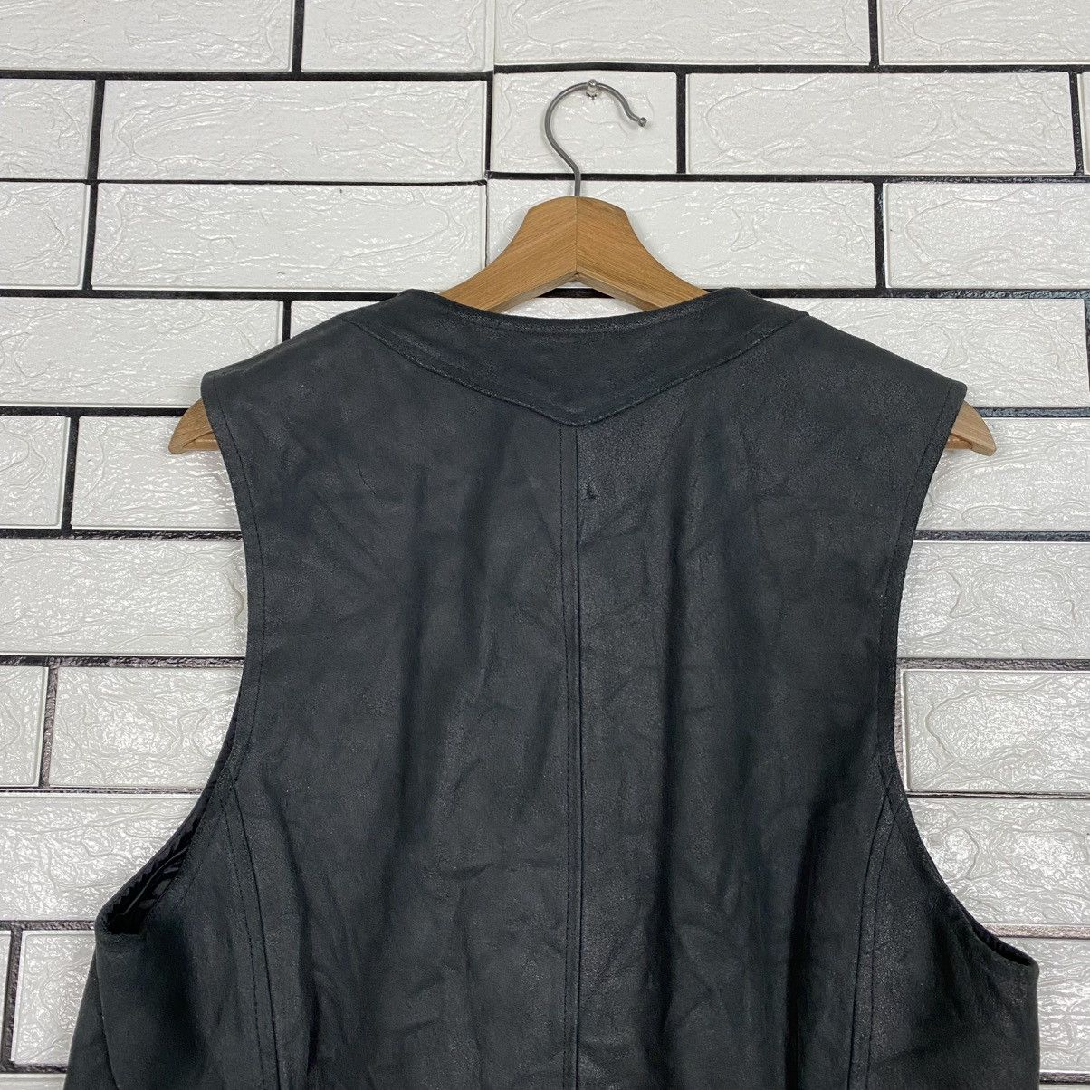 Japanese Brand 🔥VINTAGE VEST LEATHER BIKER MONSIUER NICOLE ISSEY MIYAKE Size US M / EU 48-50 / 2 - 12 Thumbnail