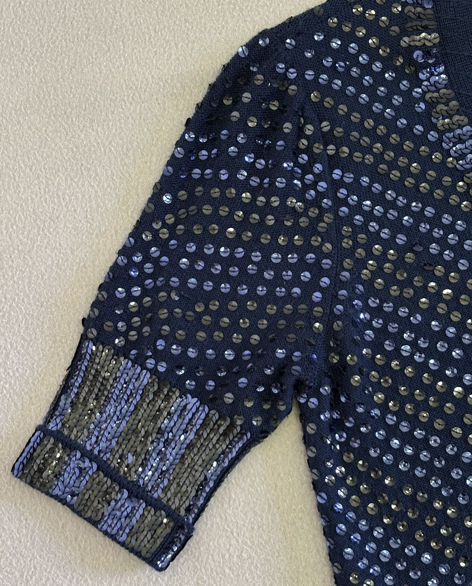 Marc by Marc Jacobs Marc By Marc Jacobs 100%Wool Cardigan Sequins Medium Size M / US 6-8 / IT 42-44 - 4 Thumbnail