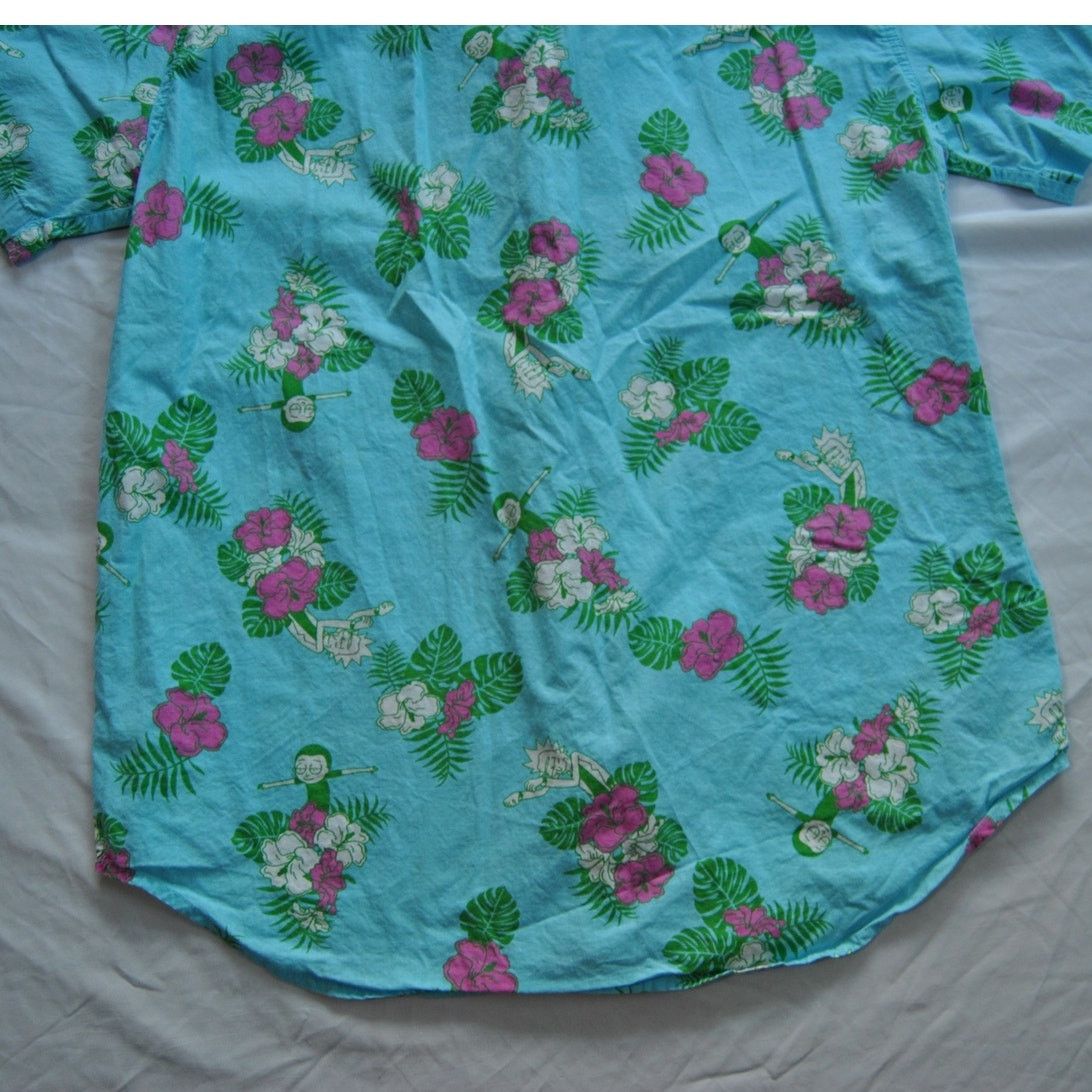 Other Rick & Morty Hawaiian Button Down Shirt XL Size US XL / EU 56 / 4 - 8 Thumbnail