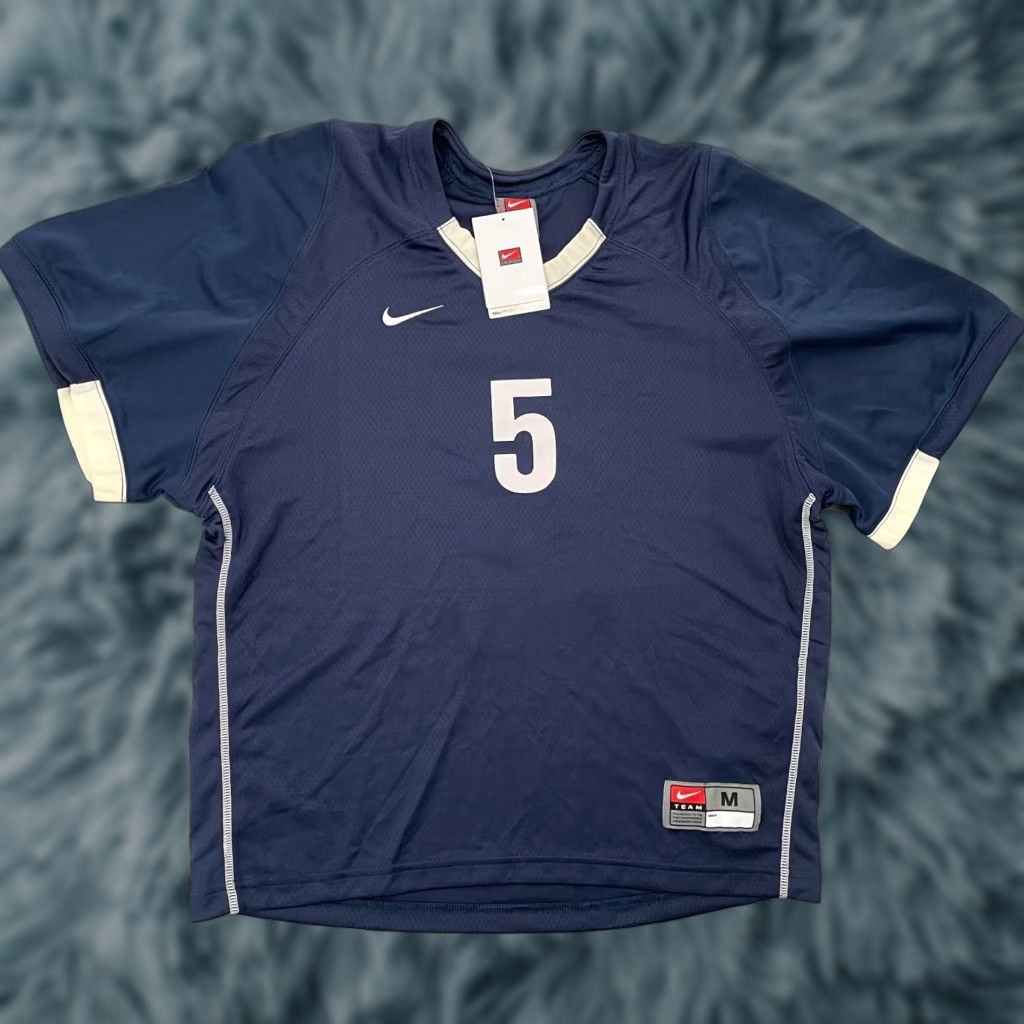 Nike Nike Rugby Shirt Mens M Blue Jersey Six Nations Dri-FIT New Adult Medium Sports/Activewear Shirt Size US M / EU 48-50 / 2 - 1 Thumbnail
