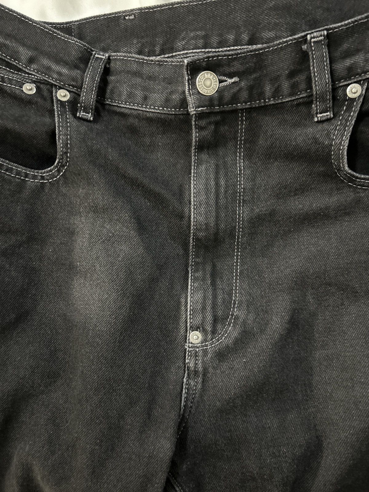 Kiko Kostadinov × Levi's Kiko Kostadinov x Levi's Articulated Knee Black Denim 34x31 Size US 34 / EU 50 - 7 Thumbnail