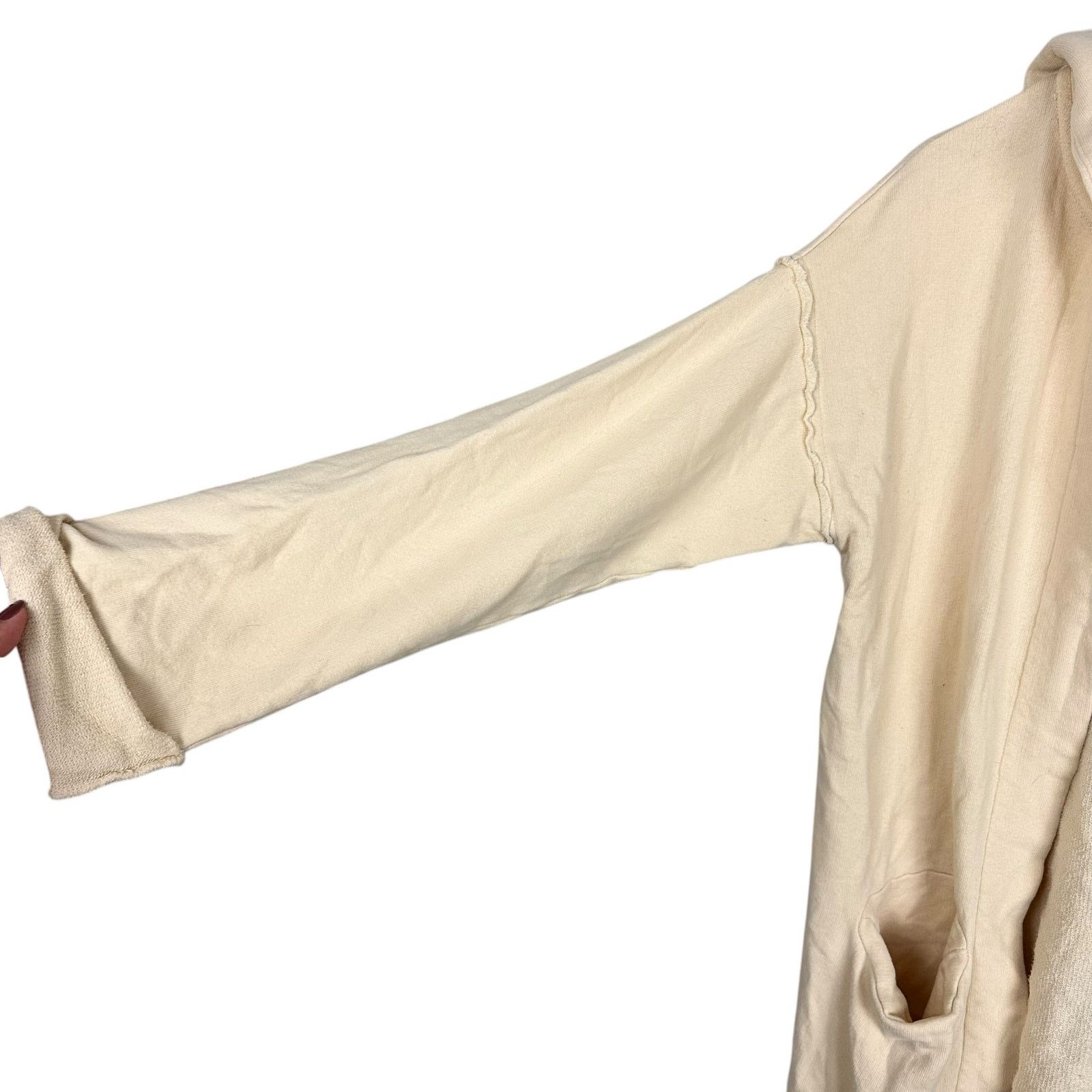 Free People Free People Beach Terry Cloth Hooded Waterfall Cardigan S Size S / US 4 / IT 40 - 13 Thumbnail