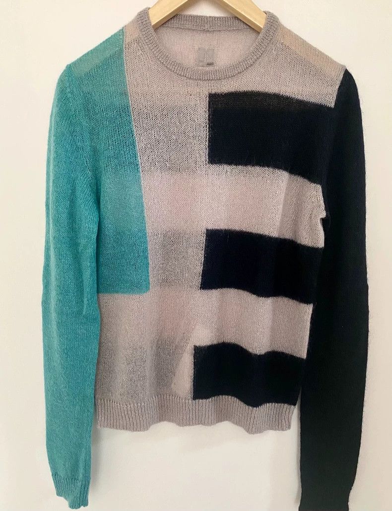 Rick Owens Rick Owens Color matching wool knitwear sweater Size US L / EU 52-54 / 3 - 3 Thumbnail