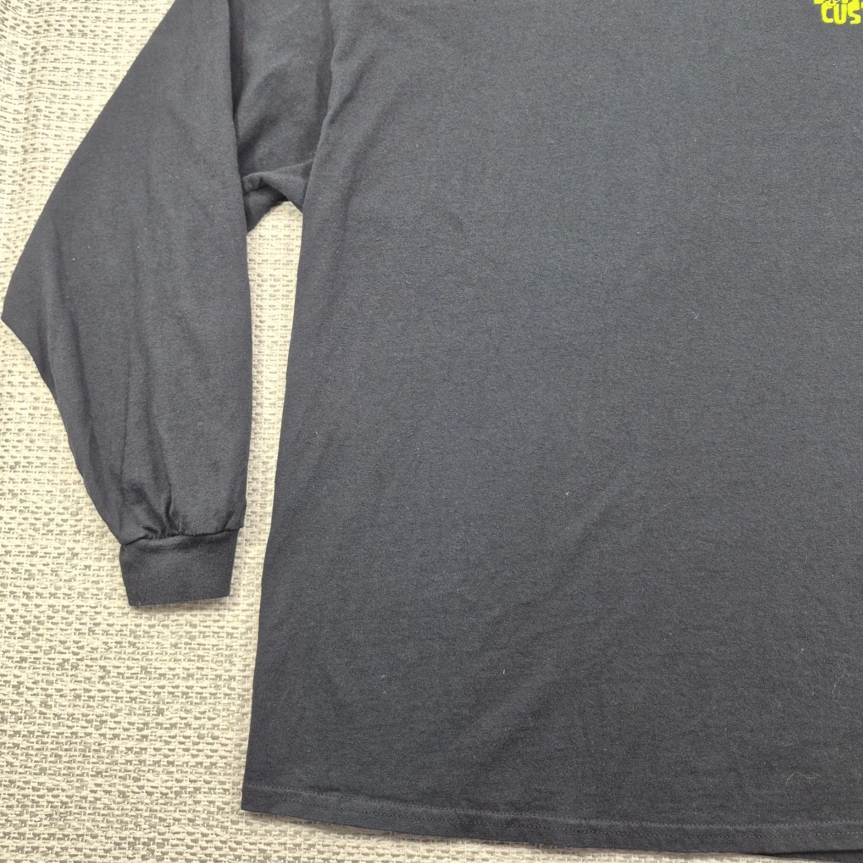 Vintage Lowbrow Customs Shirt Mens 3XL Black Long Sleeve Graphic Tee Proud Weirdo Biker Skull Back Print Crew Neck Cotton Knit Shirt Mens 3XL Black Size US XXL / EU 58 / 5 - 5 Thumbnail