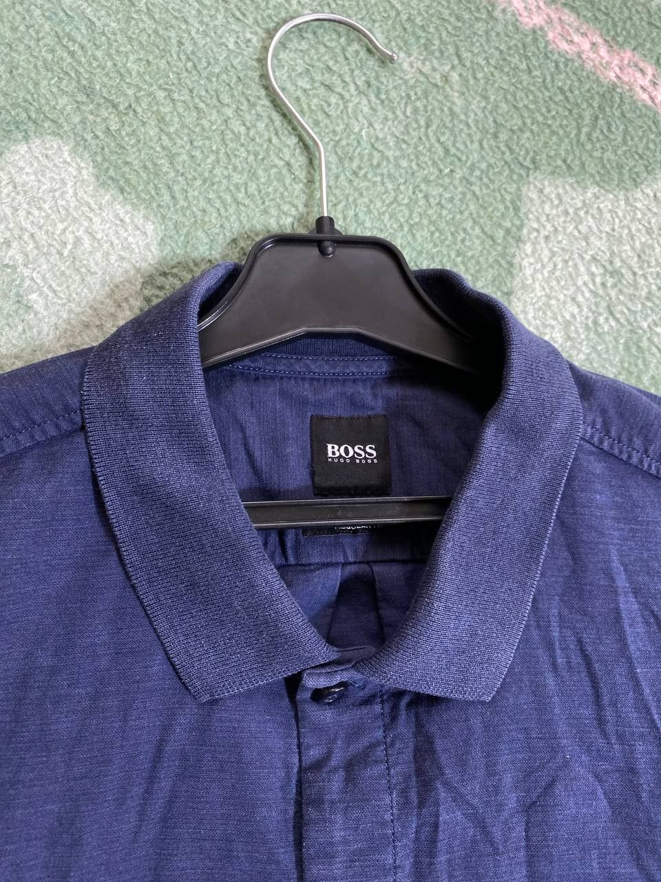 Hugo Boss × Vintage Vintage Button Shirt Boss Hugo Boss Men's Long Sleeve Size US L / EU 52-54 / 3 - 2 Thumbnail