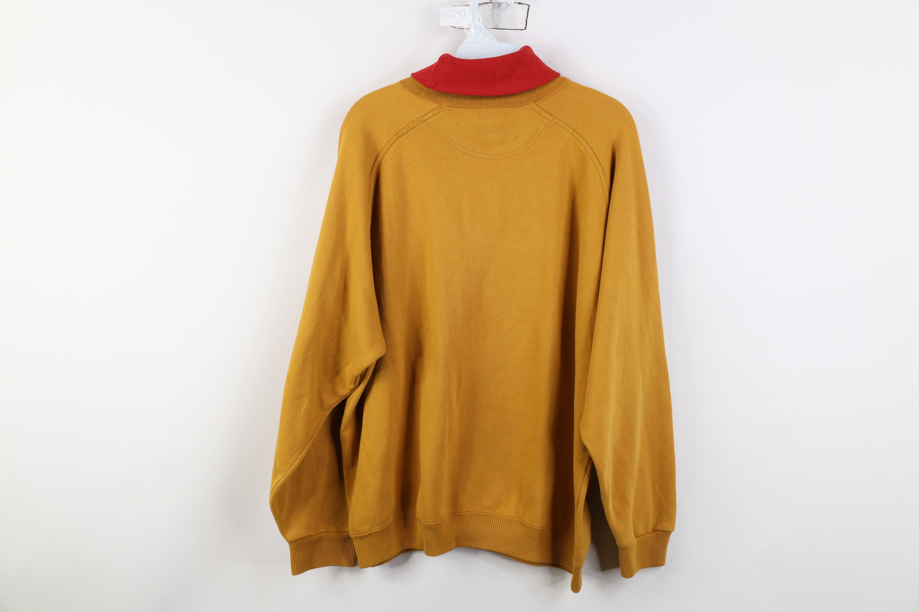 Gap Vintage 90s Gap Golden Harvest Turtleneck Sweatshirt Gold Size L / US 10 / IT 46 - 13 Thumbnail