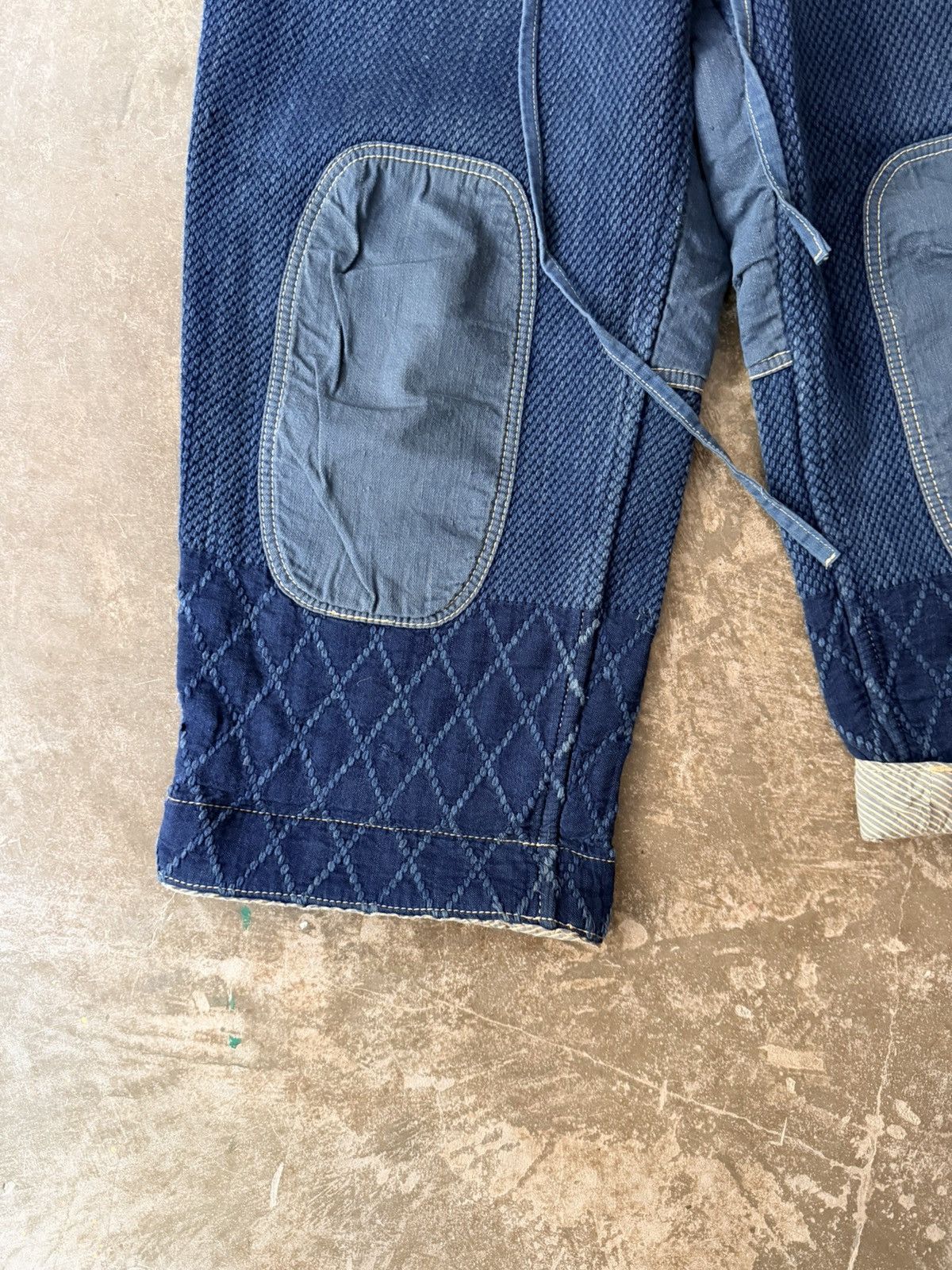 Porter Classic Porter Classic Indigo Sashiko Kendo Patchwork Pants Kapital Size US 36 / EU 52 - 5 Thumbnail